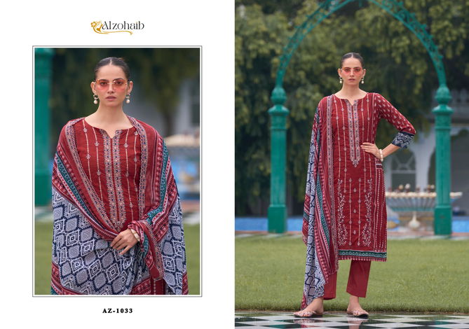 Bin Saeed Vol 1 By Alzohaib Cotton Pakistani Suits Wholesale Shop In Surat 
